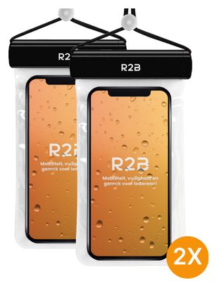 Housse étanche pour smartphone avec cordon R2B Lot de 2