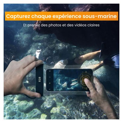 Housse étanche pour smartphone avec cordon R2B Lot de 2