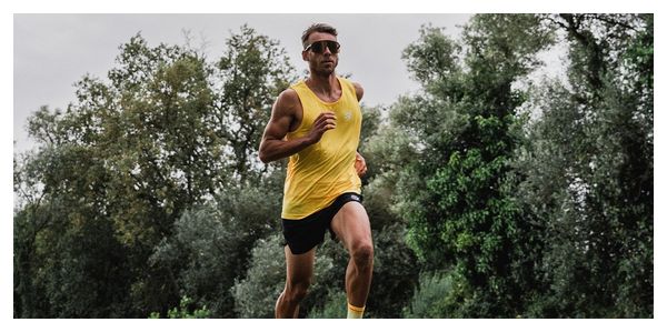 Compressport Performance Singlet Gelb Herren