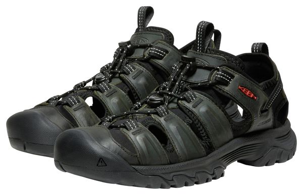 Men's Keen Targhee III Grey/Black hiking sandals