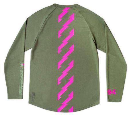 Maglia da motociclista Muc-Off manica lunga verde