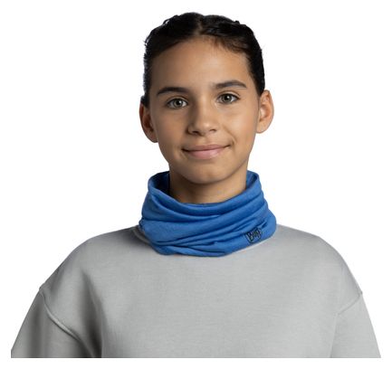 Tour de Cou Buff Merino Lightweight Bleu Enfant
