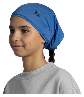 Tour de Cou Buff Merino Lightweight Bleu Enfant