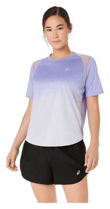 Maglia a maniche corte Asics Road Fade viola da donna