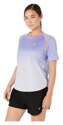 Maglia a maniche corte Asics Road Fade viola da donna