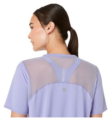 Maglia a maniche corte Asics Road Fade viola da donna
