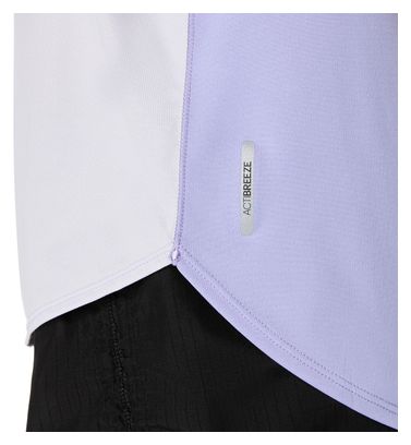 Maglia a maniche corte Asics Road Fade viola da donna