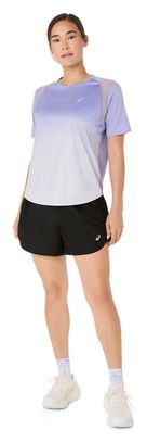 Maglia a maniche corte Asics Road Fade viola da donna