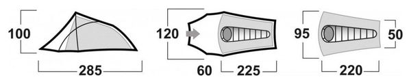 Tente Husky Flame 1