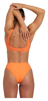 Arena Icons Bralette Solid Orange Women's 2-Piece Swimsuit