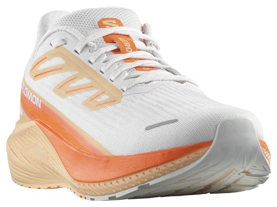 Salomon Aero Blaze 2 Running Shoes White Orange Women