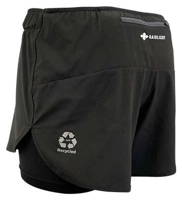 Raidlight R-Light 2-in-1 Women's Shorts Black