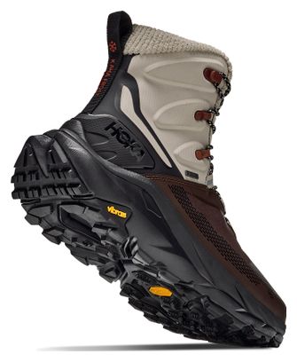 Hoka Kaha 2 Frost GTX Wanderschuhe Braun/Schwarz für Herren