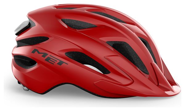 MET Crossover Helm Rood
