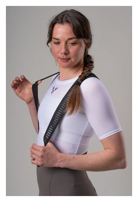 Pantaloncini da ciclismo da donna LeBram Off-Road Cargo, marrone talpa