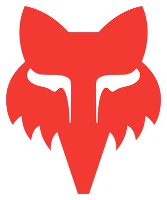 Adesivo Fox Head 6,4 cm Rosso