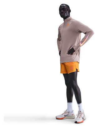 Nike Stride ''Eliud Kipchoge'' Beige Männer 1/2-Zip Top