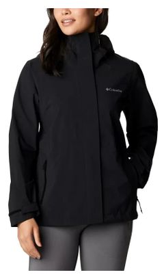 Columbia Earth Explorer - Chaqueta impermeable para mujer, color negro