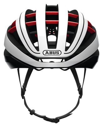 Casque Abus Aventor Blanc Rouge