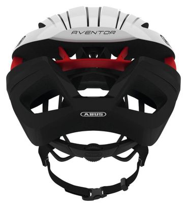 Casque Abus Aventor Blanc Rouge