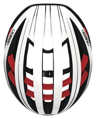 Casque Abus Aventor Blanc Rouge