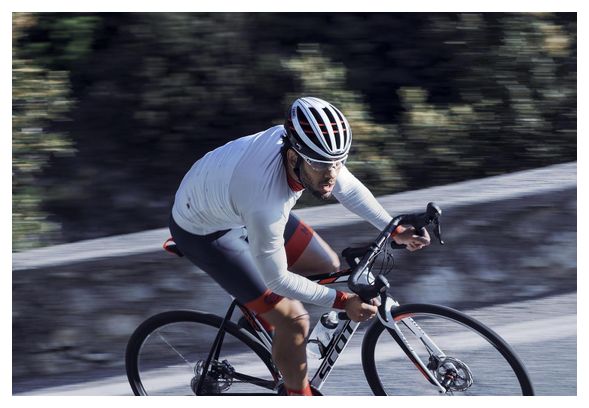 Abus Aventor Helmet White Red | Alltricks.com