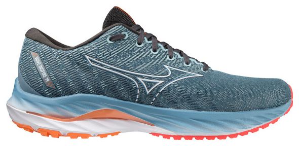 Mizuno Wave Inspire 19 Hardloopschoenen Blauw Oranje