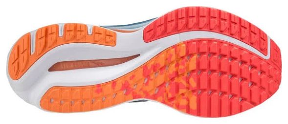 Chaussures de Running Mizuno Wave Inspire 19 Bleu Orange
