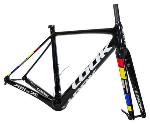 Gereviseerd product - Look 785 Huez RS Disc ProTeam Glossy Black Frame Kit Maat XS