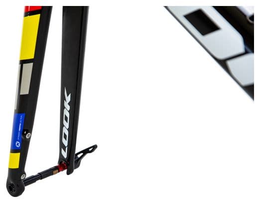 Gereviseerd product - Look 785 Huez RS Disc ProTeam Glossy Black Frame Kit Maat XS