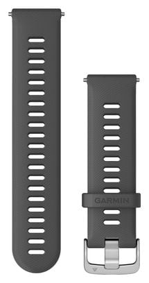 Garmin Quick Release 22 mm Silicone Wristband Grey Silver