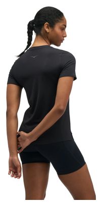 T-Shirt Running Hoka EveryRun Noir Femme