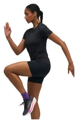T-Shirt Running Hoka EveryRun Noir Femme