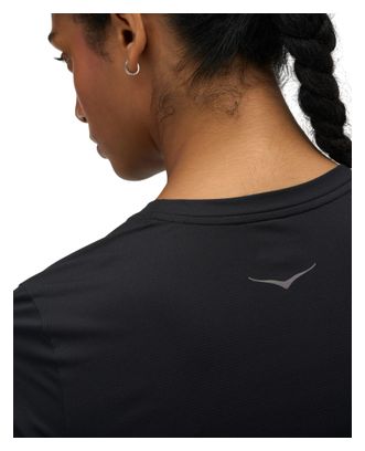 T-Shirt Running Hoka EveryRun Noir Femme