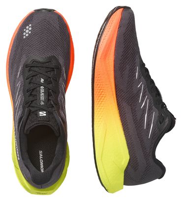 Salomon Aero Blaze 4 Gradient Laufschuhe Schwarz/Orange/Gelb für Herren