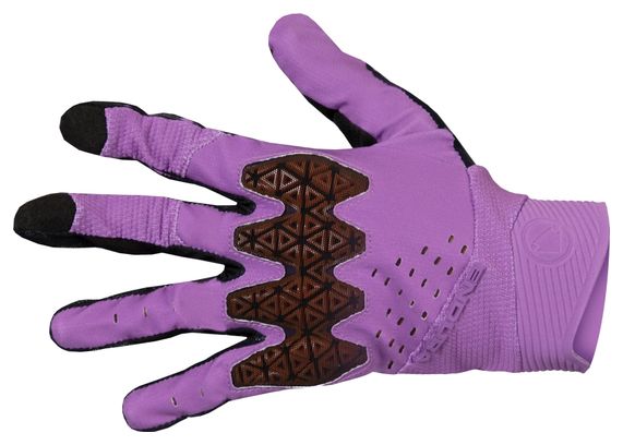 Lange Handschuhe Endura MT500 D3O II Violett