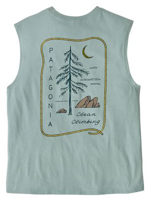 Canotta donna Patagonia Clean Climb Roots Blue