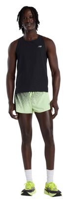 Pantalones cortos New Balance RC Ultra Light Printed 3in amarillos para hombre
