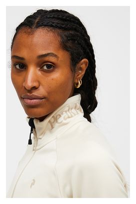 Giacca in pile Peak Performance Rider Essentials beige da donna