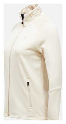 Giacca in pile Peak Performance Rider Essentials beige da donna