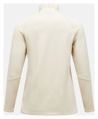 Giacca in pile Peak Performance Rider Essentials beige da donna