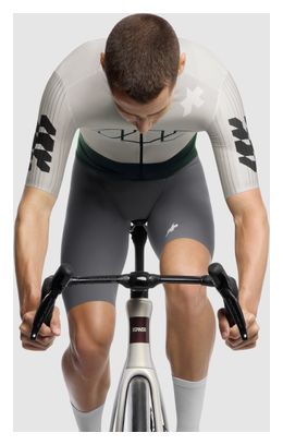 Maillot de manga corta Assos Equipe RS S11 «Something to say» gris para hombre