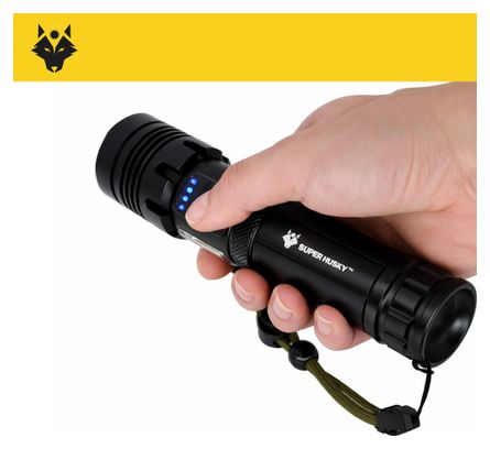 Lampe torche EXTRA200 - 2000 lumens - Batteries françaises / Rechargeable
