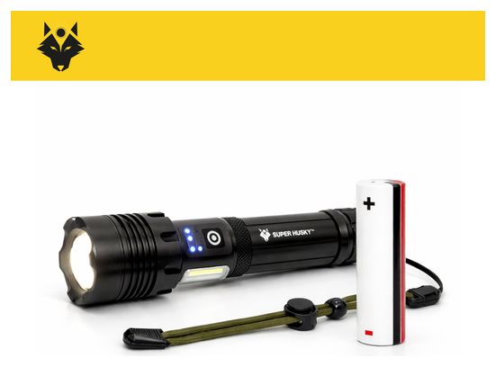 Lampe torche EXTRA200 - 2000 lumens - Batteries françaises / Rechargeable