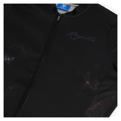 Maillot Manches Courtes Velo Rogelli Marble - Femme - Noir/Gris