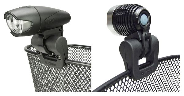 Klickfix Light Clip para cesta Black