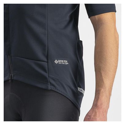 Gabba Castelli RoS 2 Kurzarmtrikot schwarz/schwarz reflex