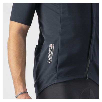 Gabba Castelli RoS 2 Kurzarmtrikot schwarz/schwarz reflex