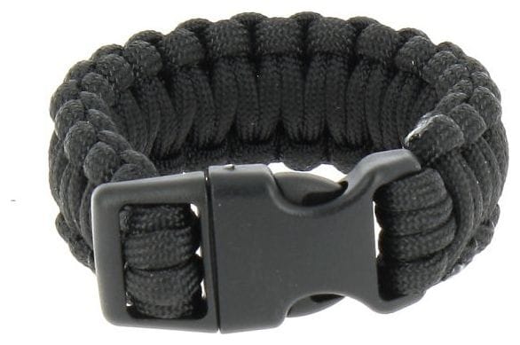 Bracelet Paracorde 2 2cm Noir - MilTec (M)