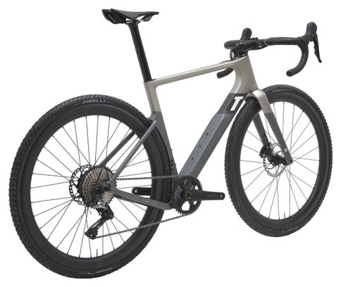Prodotto ricondizionato - Bicicletta elettrica per ghiaia 3T Exploro RaceMax Boost Dropbar Shimano GRX 11V 250 Wh 700 mm Gris Satin 2022